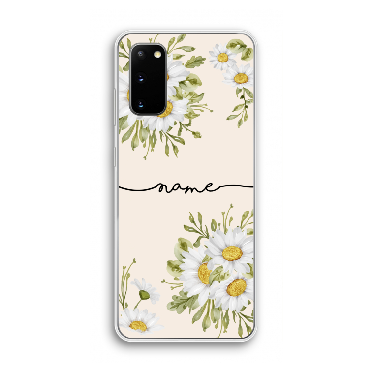 Daisies: Samsung Galaxy S20 Transparant Hoesje