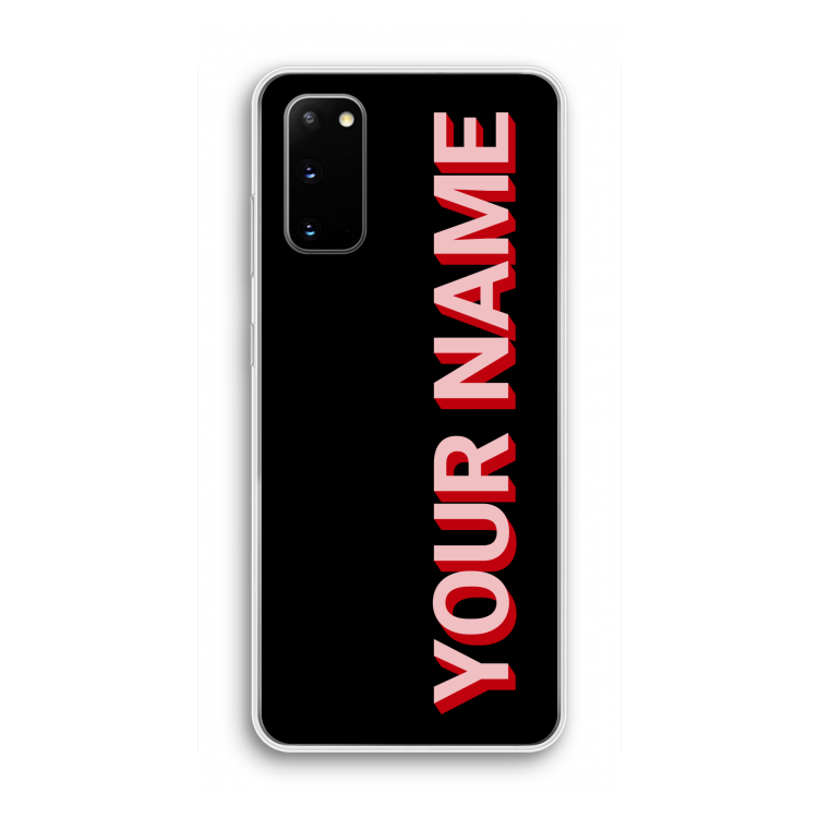 Namecase: Samsung Galaxy S20 Transparant Hoesje