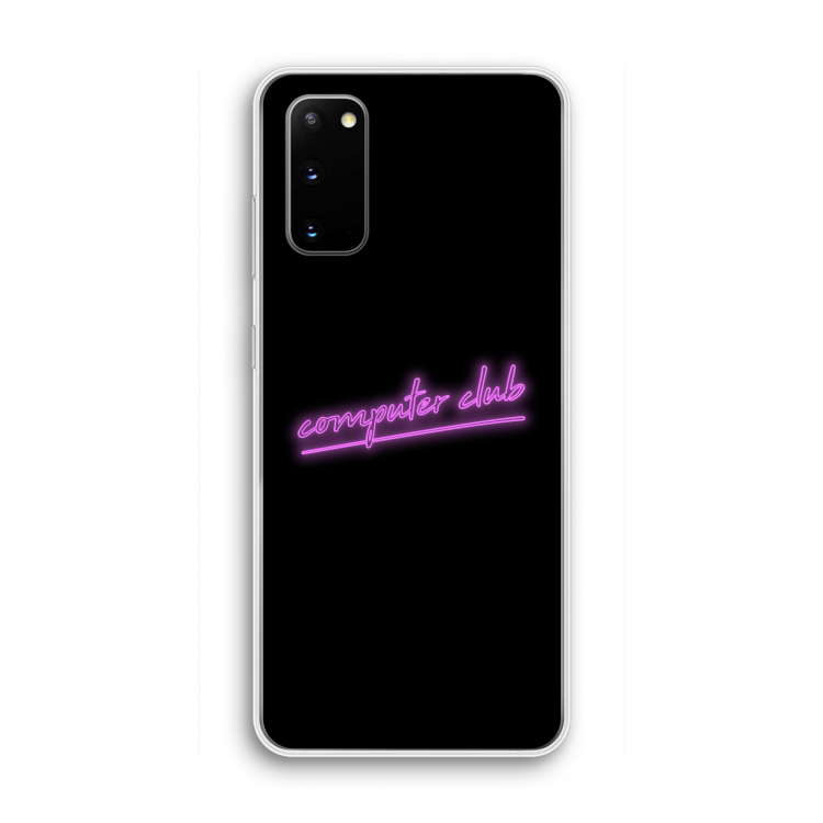 Vice Black: Samsung Galaxy S20 Transparant Hoesje