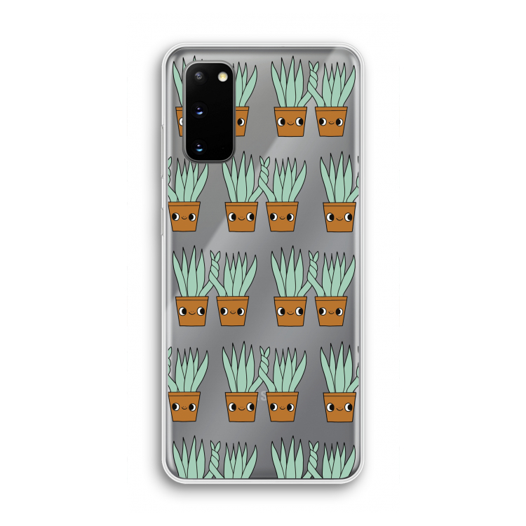 Sansevieria: Samsung Galaxy S20 Transparant Hoesje