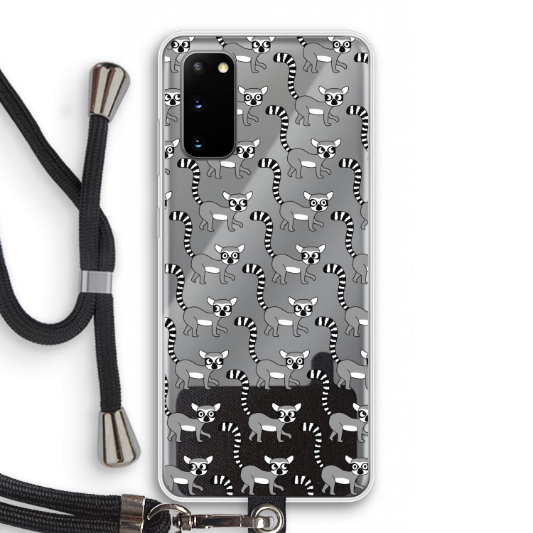Makis: Samsung Galaxy S20 Transparant Hoesje met koord