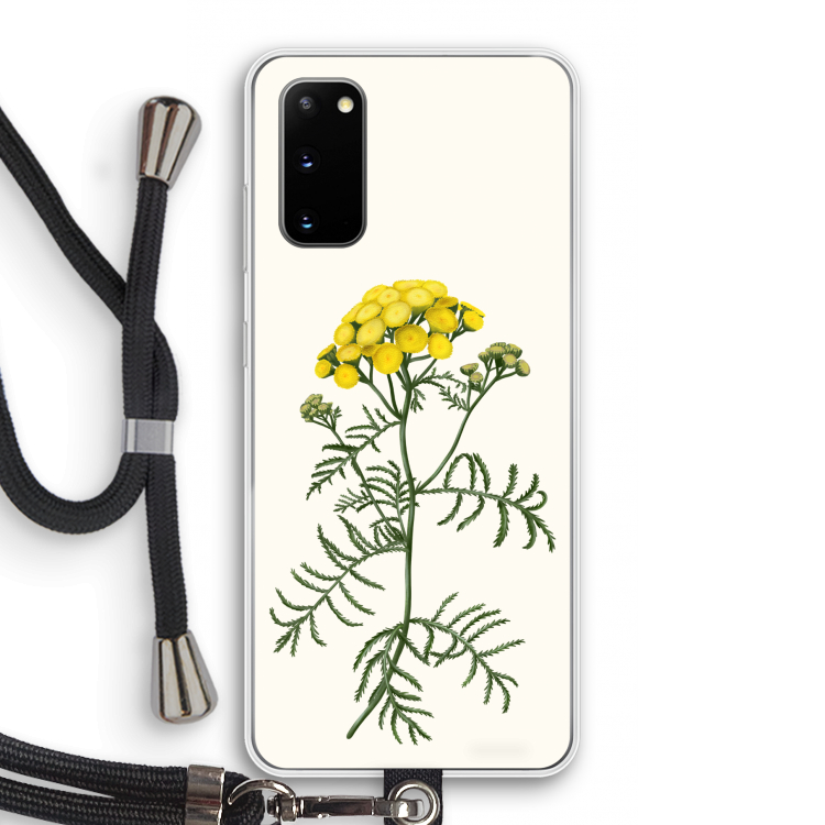 Tansy: Samsung Galaxy S20 Transparant Hoesje met koord