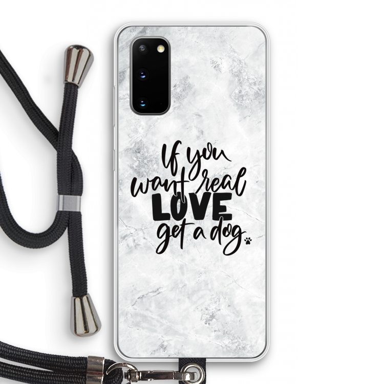 Partner in crime: Samsung Galaxy S20 Transparant Hoesje met koord