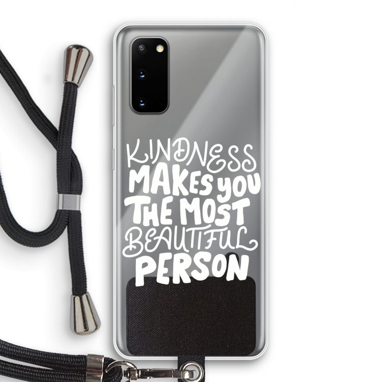 The prettiest: Samsung Galaxy S20 Transparant Hoesje met koord