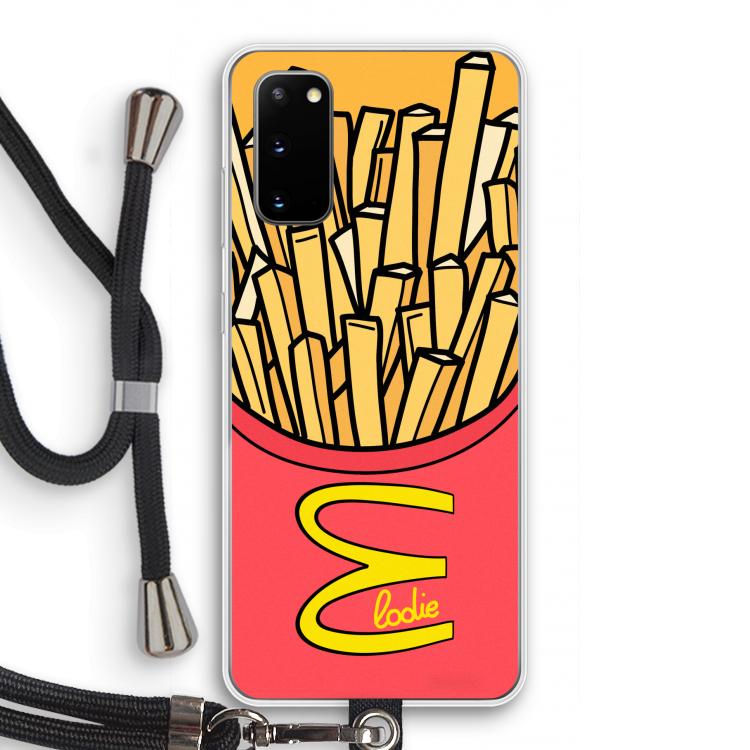 McElodie: Samsung Galaxy S20 Transparant Hoesje met koord
