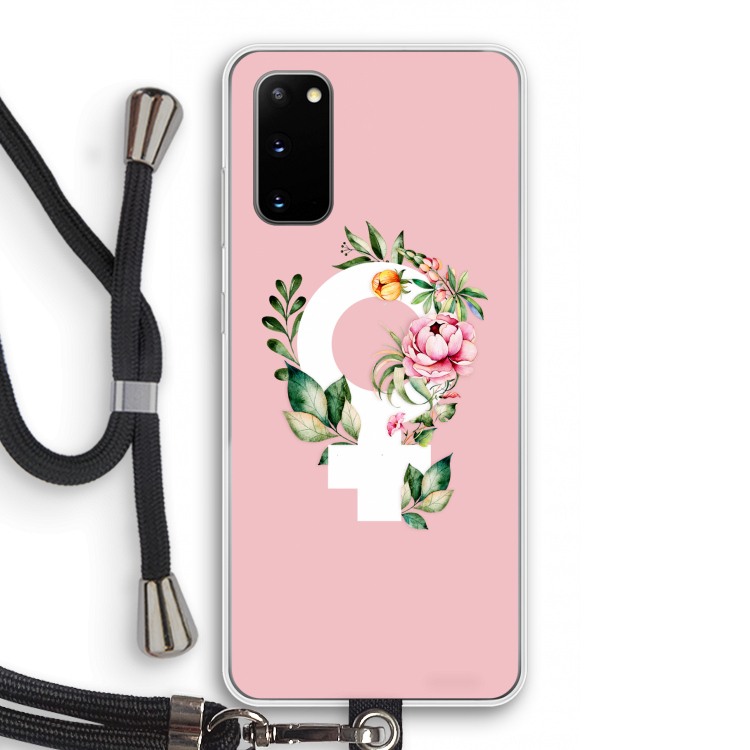Venus: Samsung Galaxy S20 Transparant Hoesje met koord