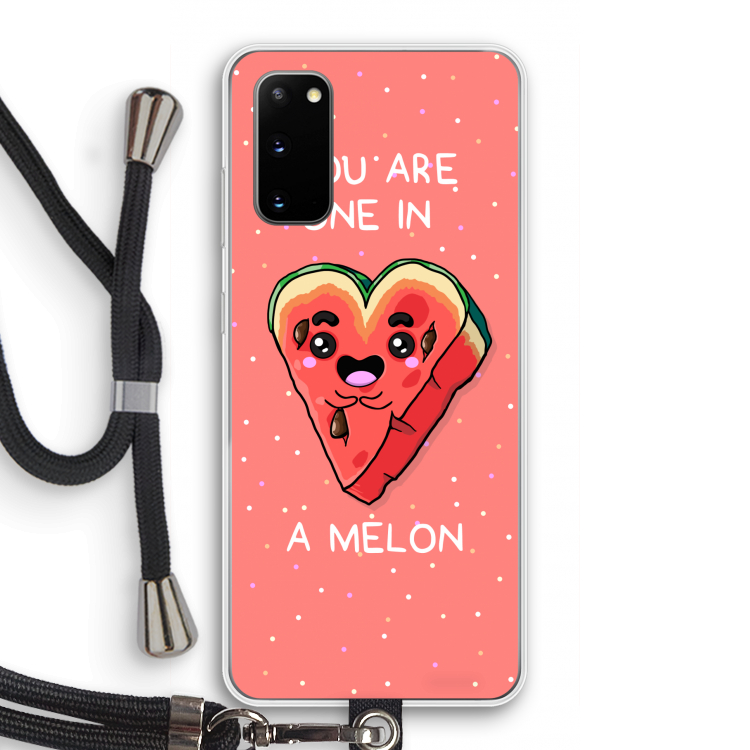 One In A Melon: Samsung Galaxy S20 Transparant Hoesje met koord