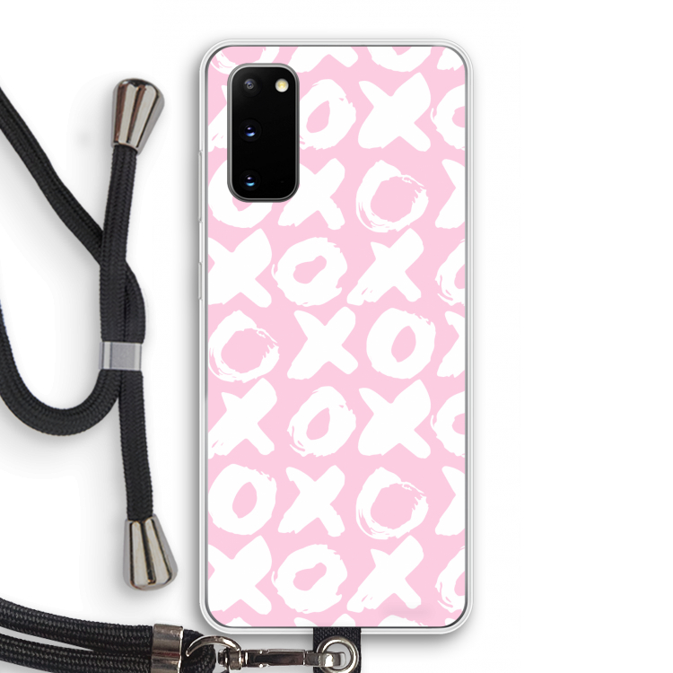 XOXO: Samsung Galaxy S20 Transparant Hoesje met koord