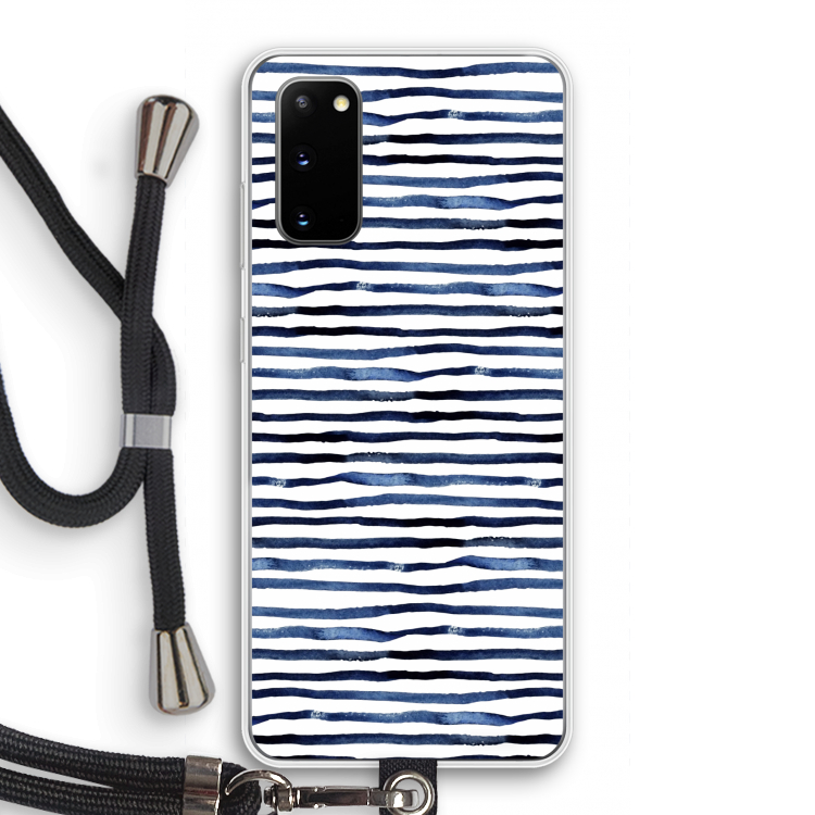 Verrassende lijnen: Samsung Galaxy S20 Transparant Hoesje met koord