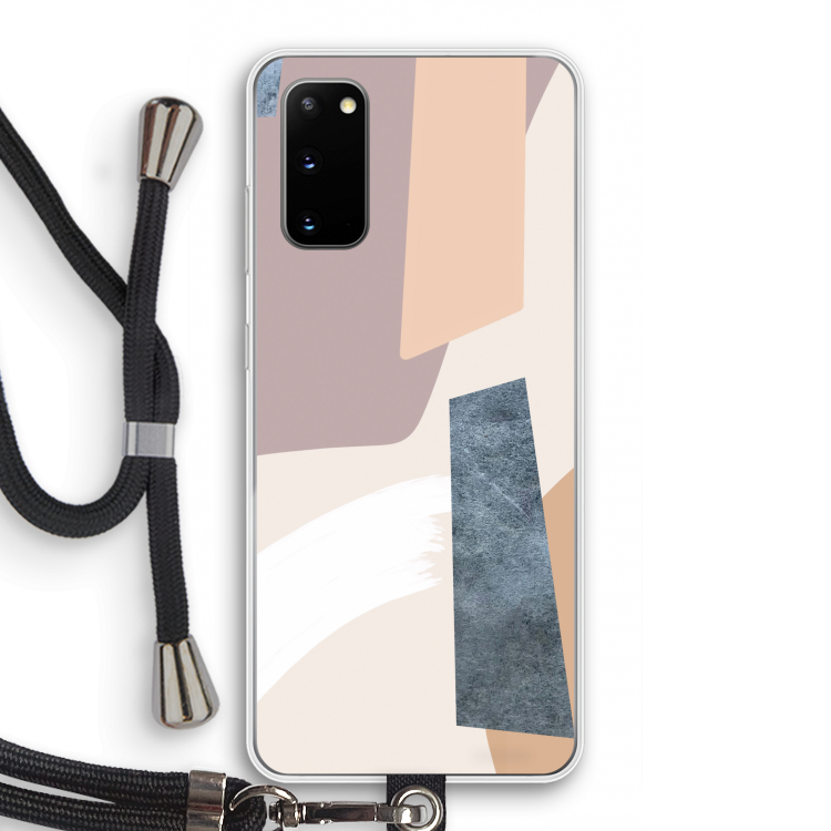 Luca: Samsung Galaxy S20 Transparant Hoesje met koord