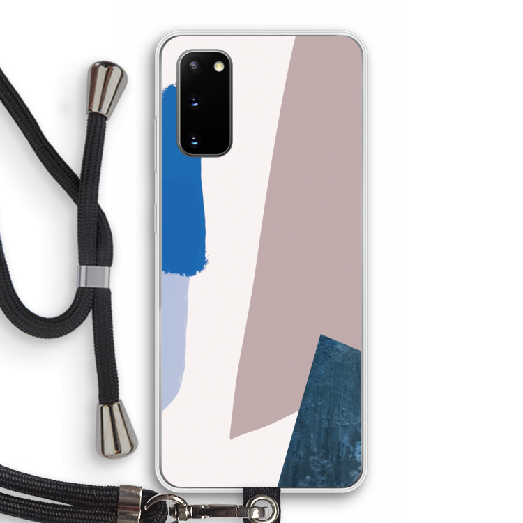 Lapis: Samsung Galaxy S20 Transparant Hoesje met koord