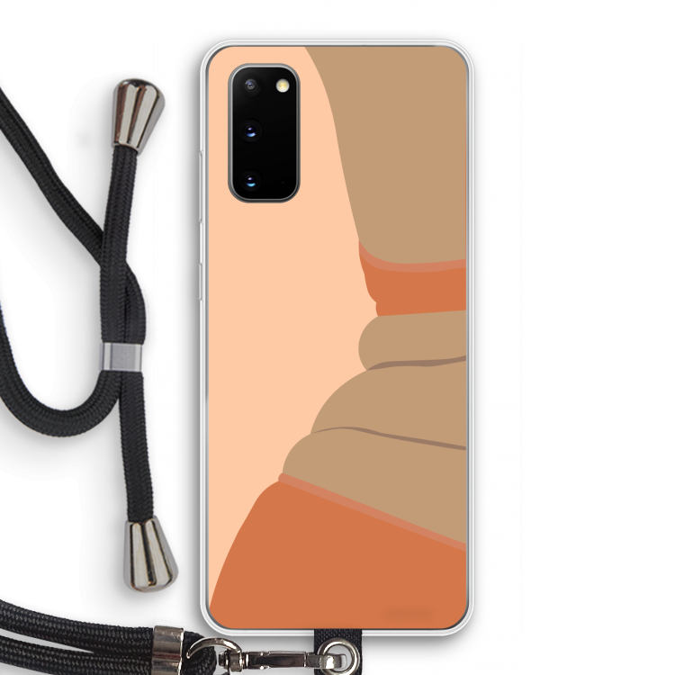 Bikini: Samsung Galaxy S20 Transparant Hoesje met koord