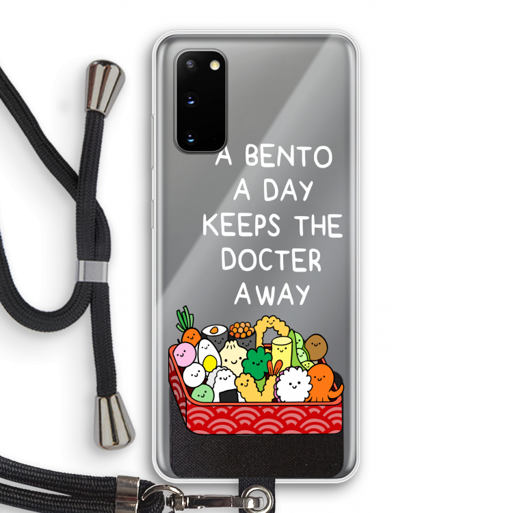 Bento a day: Samsung Galaxy S20 Transparant Hoesje met koord