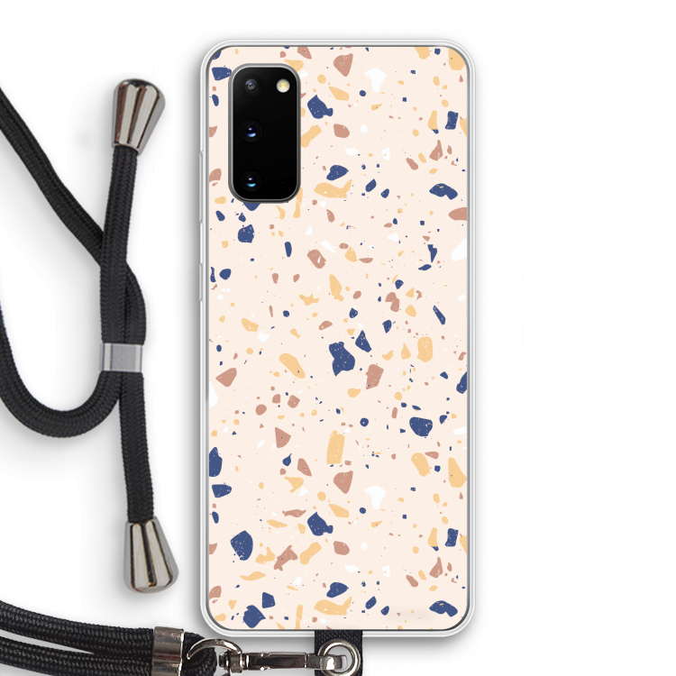 Terrazzo N°23: Samsung Galaxy S20 Transparant Hoesje met koord