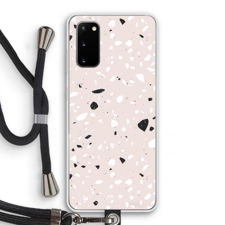 Terrazzo N°20: Samsung Galaxy S20 Transparant Hoesje met koord