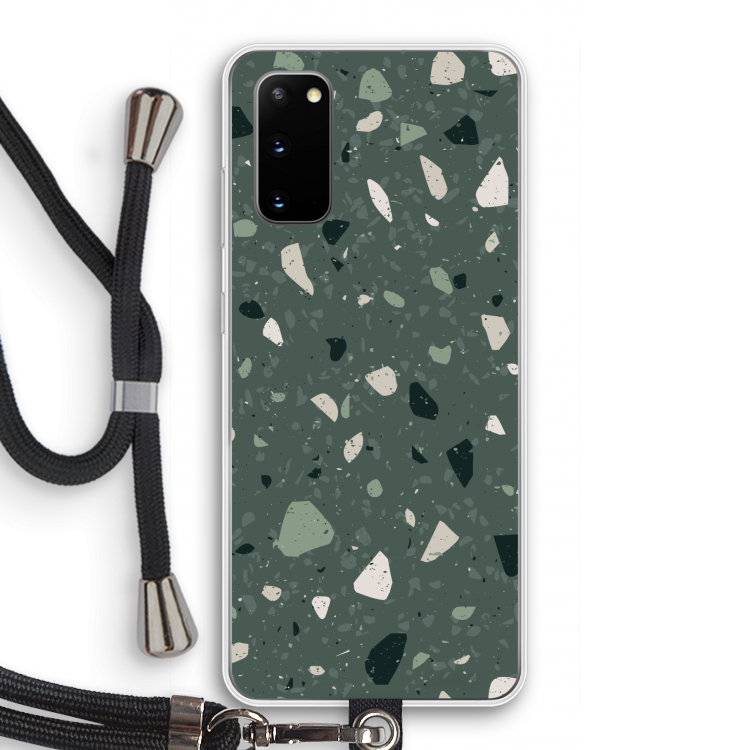 Terrazzo N°19: Samsung Galaxy S20 Transparant Hoesje met koord