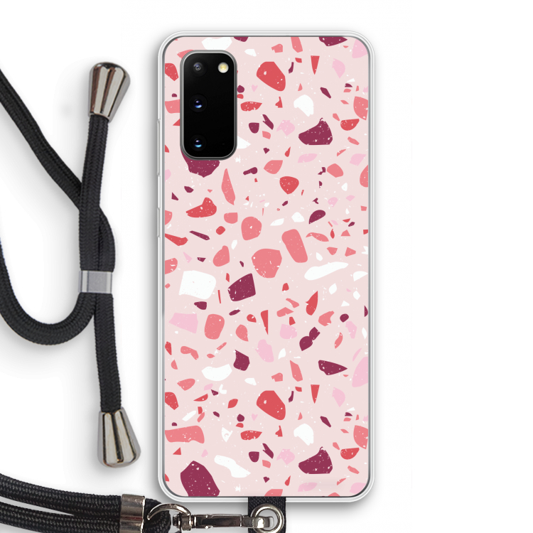 Terrazzo N°15: Samsung Galaxy S20 Transparant Hoesje met koord