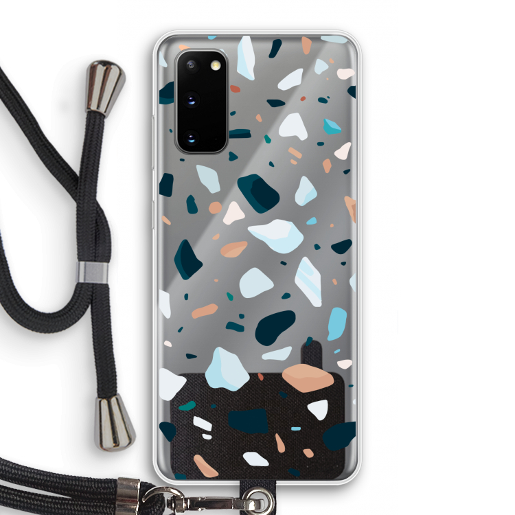 Terrazzo N°13: Samsung Galaxy S20 Transparant Hoesje met koord