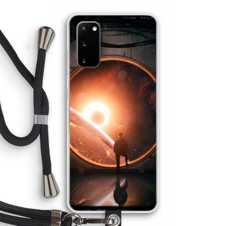 Ephemeral: Samsung Galaxy S20 Transparant Hoesje met koord