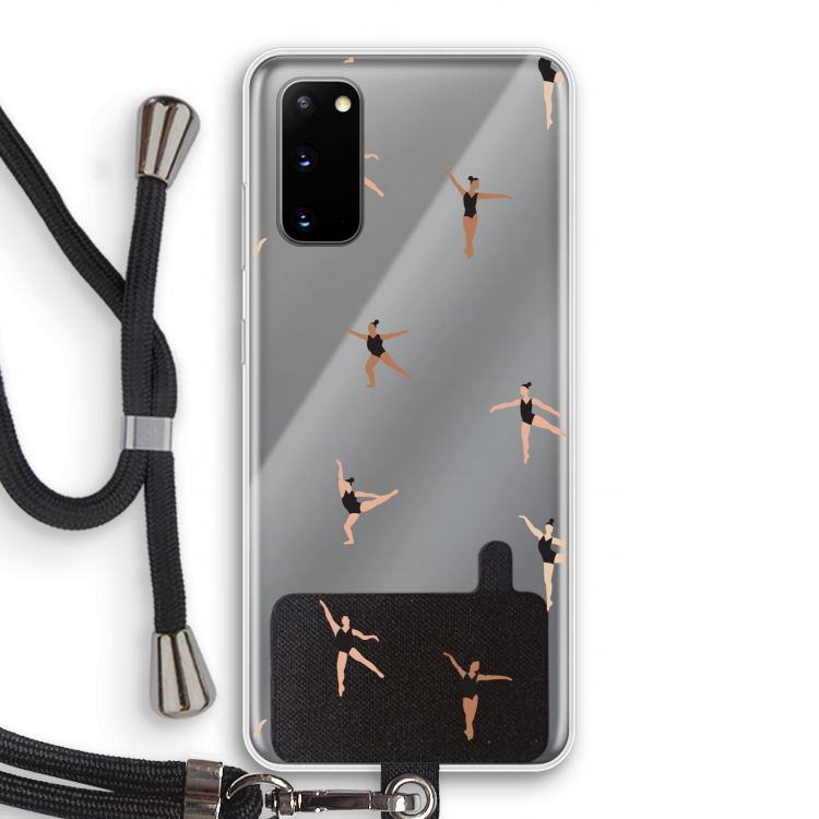 Dancing #1: Samsung Galaxy S20 Transparant Hoesje met koord