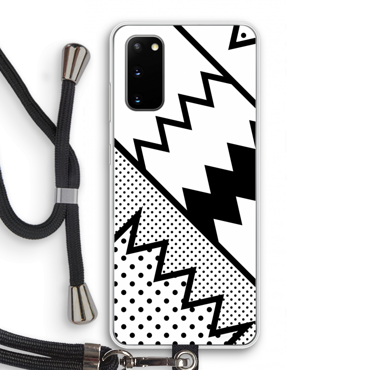 Pop Art #5: Samsung Galaxy S20 Transparant Hoesje met koord