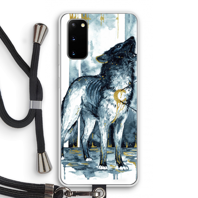 Bleeding Soul: Samsung Galaxy S20 Transparant Hoesje met koord