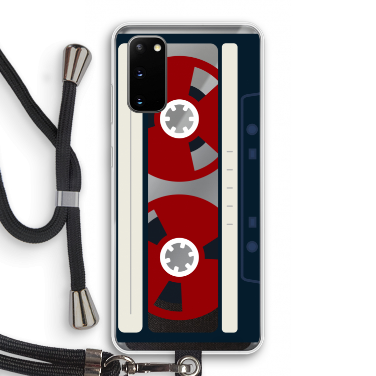 Here's your tape: Samsung Galaxy S20 Transparant Hoesje met koord