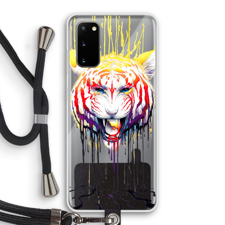 Fading: Samsung Galaxy S20 Transparant Hoesje met koord