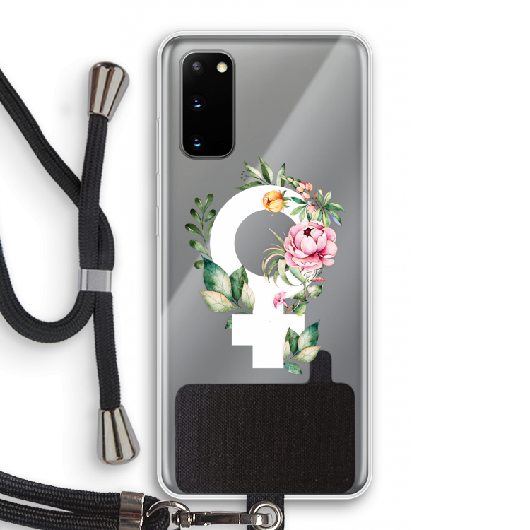 Venus: Samsung Galaxy S20 Transparant Hoesje met koord