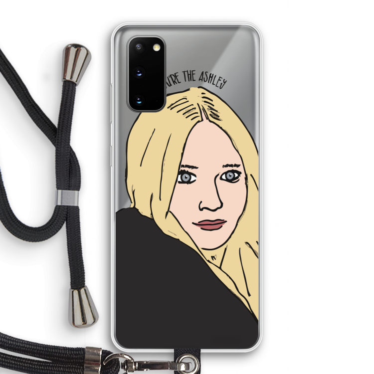 Ashley: Samsung Galaxy S20 Transparant Hoesje met koord
