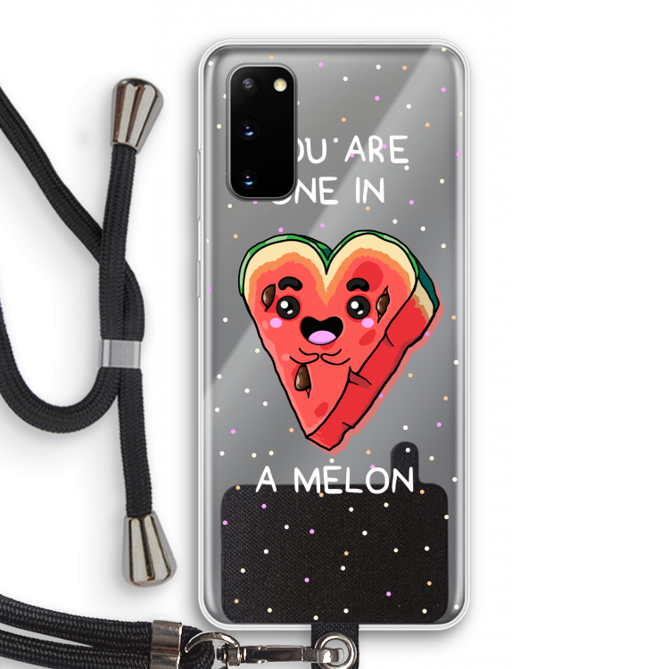 One In A Melon: Samsung Galaxy S20 Transparant Hoesje met koord