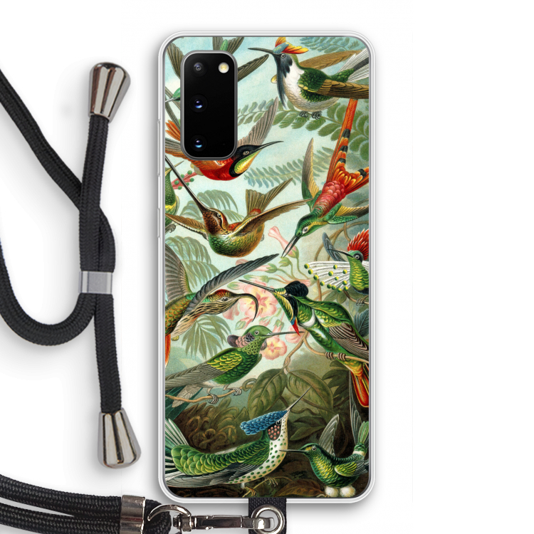 Haeckel Trochilidae: Samsung Galaxy S20 Transparant Hoesje met koord
