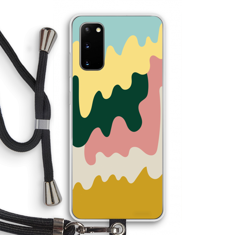 Baar B: Samsung Galaxy S20 Transparant Hoesje met koord