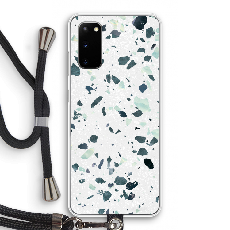 Terrazzo N°2: Samsung Galaxy S20 Transparant Hoesje met koord