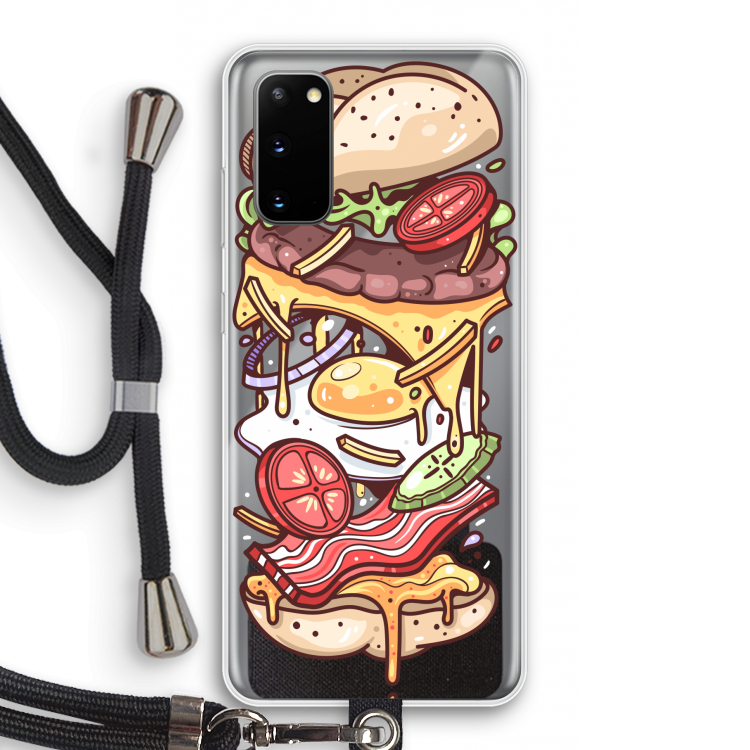 Diet Coke Please: Samsung Galaxy S20 Transparant Hoesje met koord