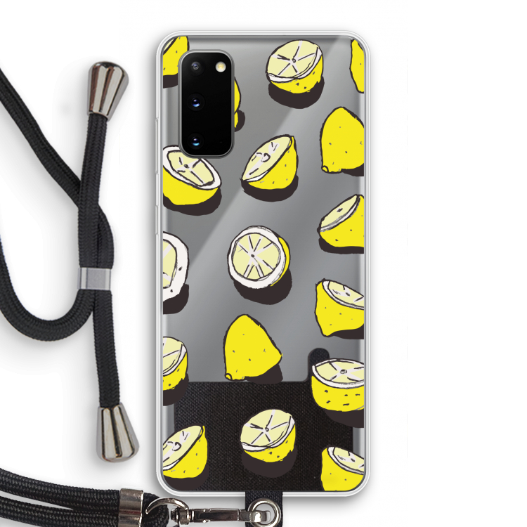 When Life Gives You Lemons...: Samsung Galaxy S20 Transparant Hoesje met koord