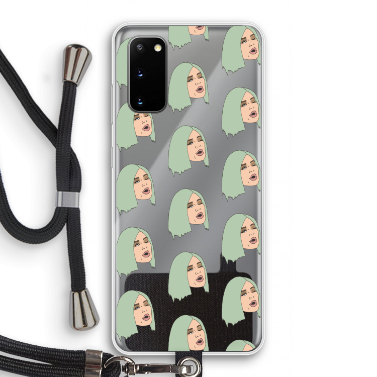 King Kylie: Samsung Galaxy S20 Transparant Hoesje met koord