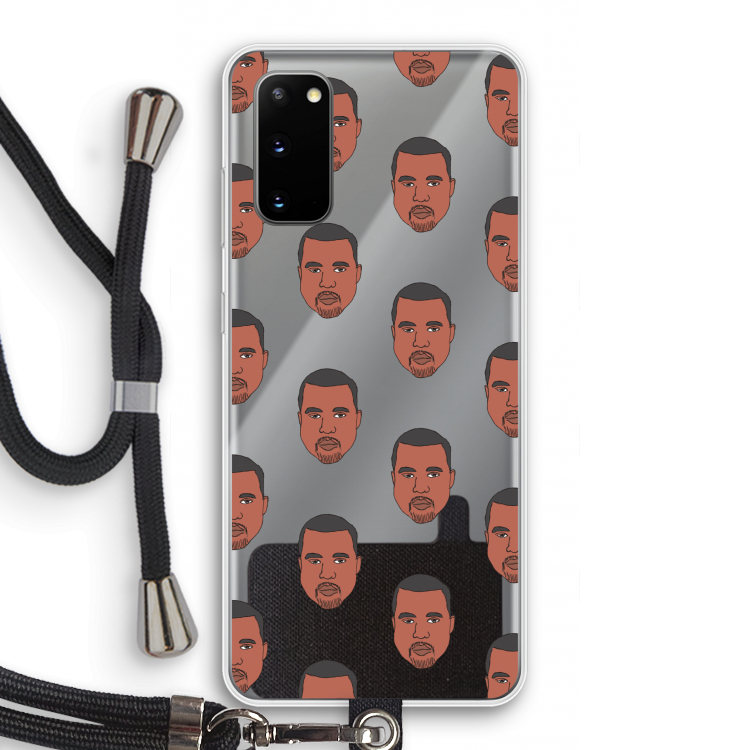 Kanye Call Me?: Samsung Galaxy S20 Transparant Hoesje met koord