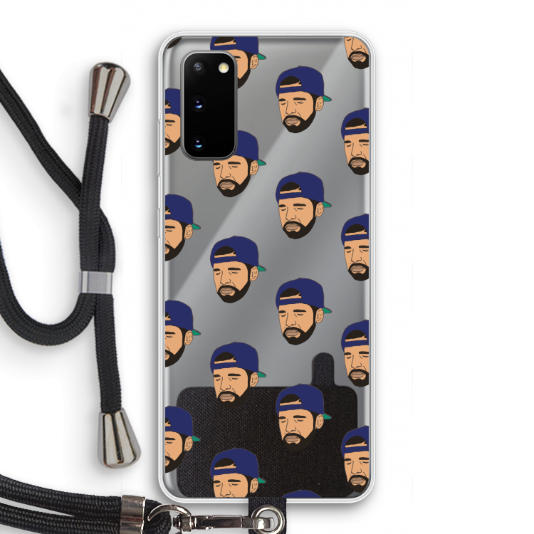 Drake Away: Samsung Galaxy S20 Transparant Hoesje met koord