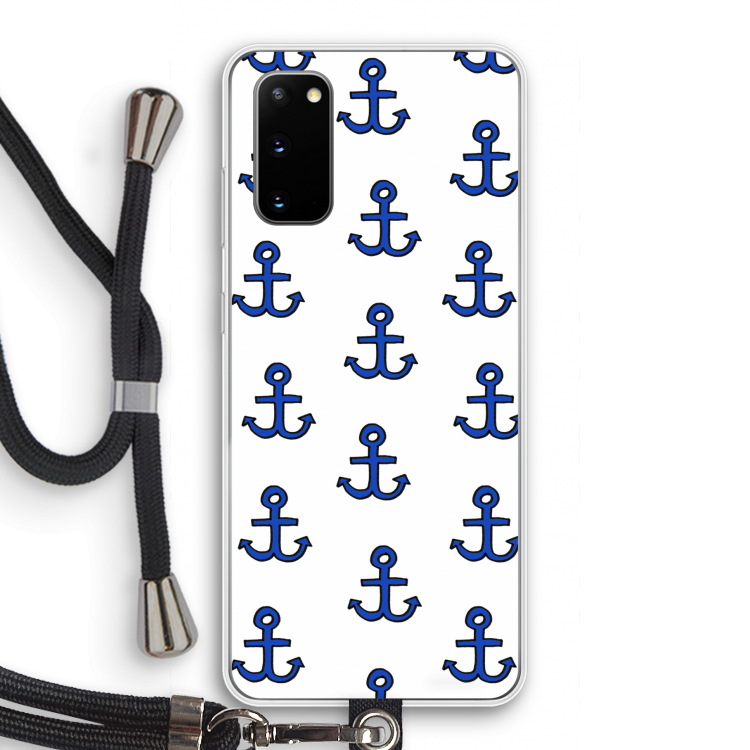 Ankers: Samsung Galaxy S20 Transparant Hoesje met koord