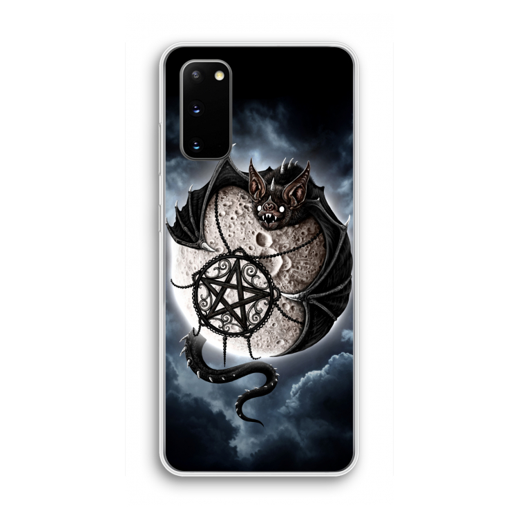 Volle maan: Samsung Galaxy S20 Transparant Hoesje