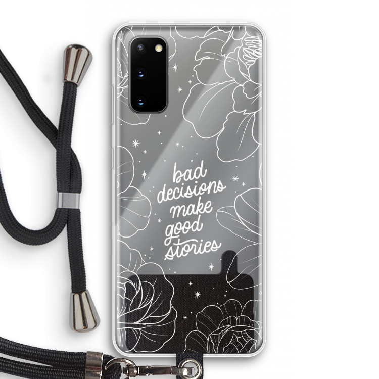 Good stories: Samsung Galaxy S20 Transparant Hoesje met koord