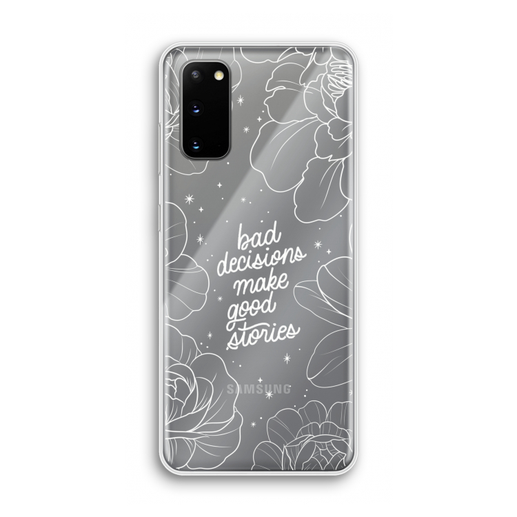 Good stories: Samsung Galaxy S20 Transparant Hoesje