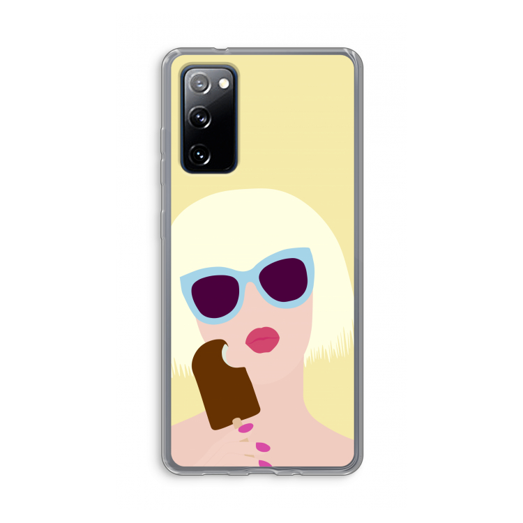 Ice cream: Samsung Galaxy S20 FE / S20 FE 5G Transparant Hoesje