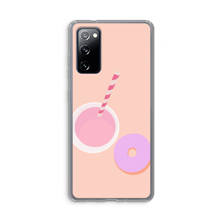 Donut: Samsung Galaxy S20 FE / S20 FE 5G Transparant Hoesje