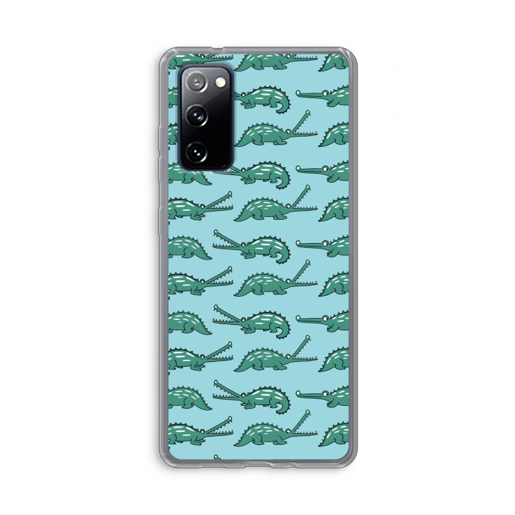 Kroko: Samsung Galaxy S20 FE / S20 FE 5G Transparant Hoesje