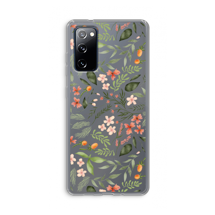 Sweet little flowers: Samsung Galaxy S20 FE / S20 FE 5G Transparant Hoesje