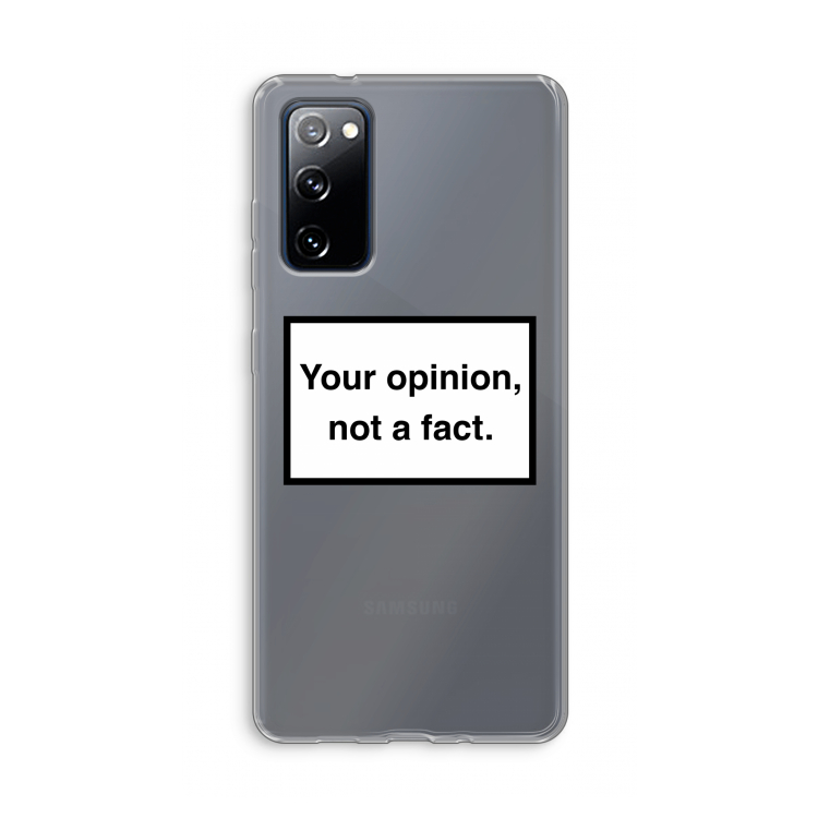 Your opinion: Samsung Galaxy S20 FE / S20 FE 5G Transparant Hoesje