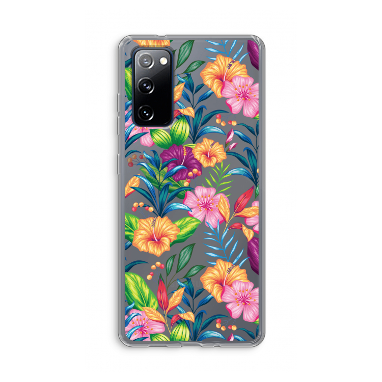 Tropisch 2: Samsung Galaxy S20 FE / S20 FE 5G Transparant Hoesje