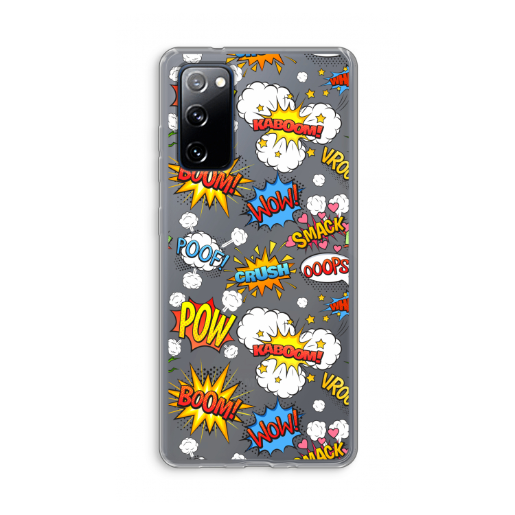Pow Smack: Samsung Galaxy S20 FE / S20 FE 5G Transparant Hoesje